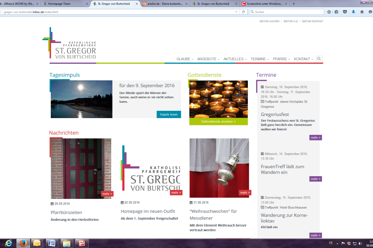 Screenshot Homepage (c) st-gregor-von-burtscheid.de (Ersteller: st-gregor-von-burtscheid.de)