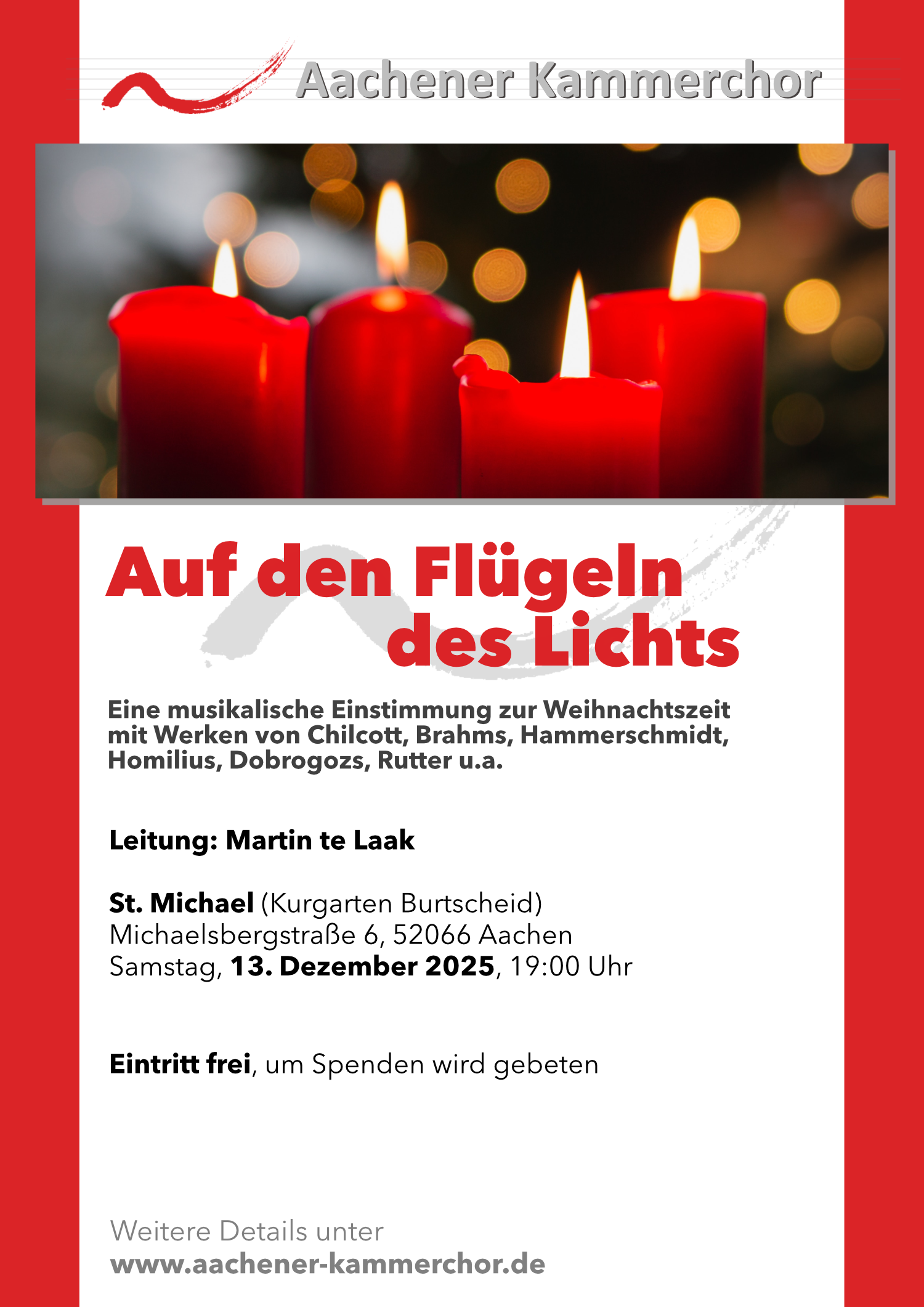 Adventskonzert Aachener Kammerchor (c) Aachener Kammerchor