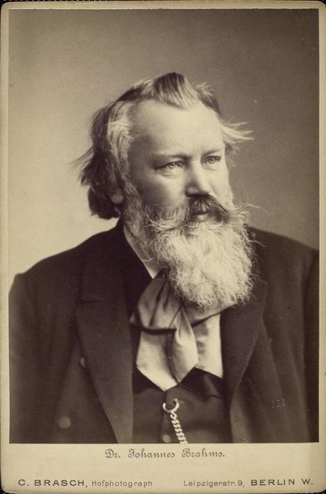 Johannes Brahms (c) Wikimedia Commons