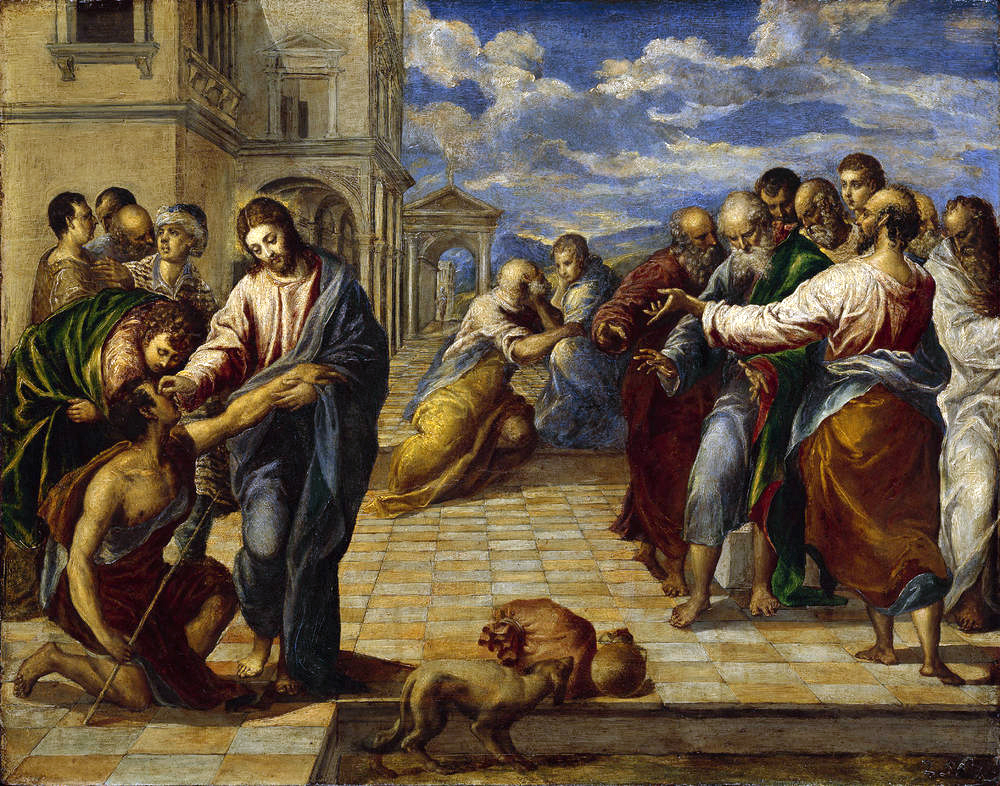 El Greco: La curación del ciego (1567) (c) gemeinfrei (Wikimedia)