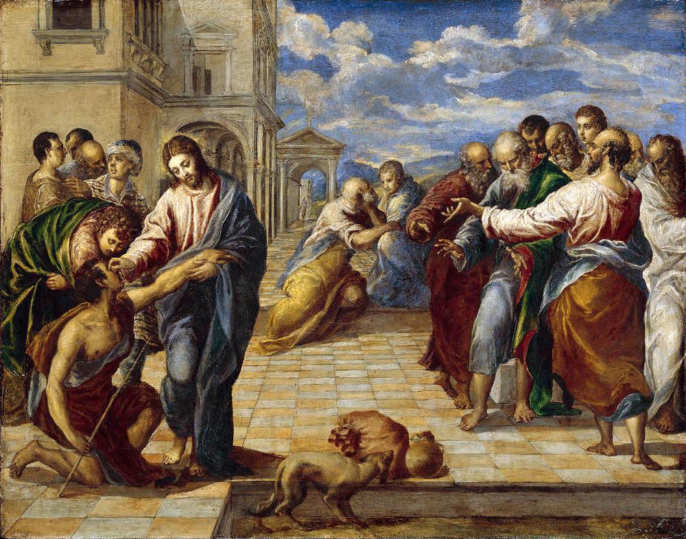 El Greco: La curación del ciego (1567)