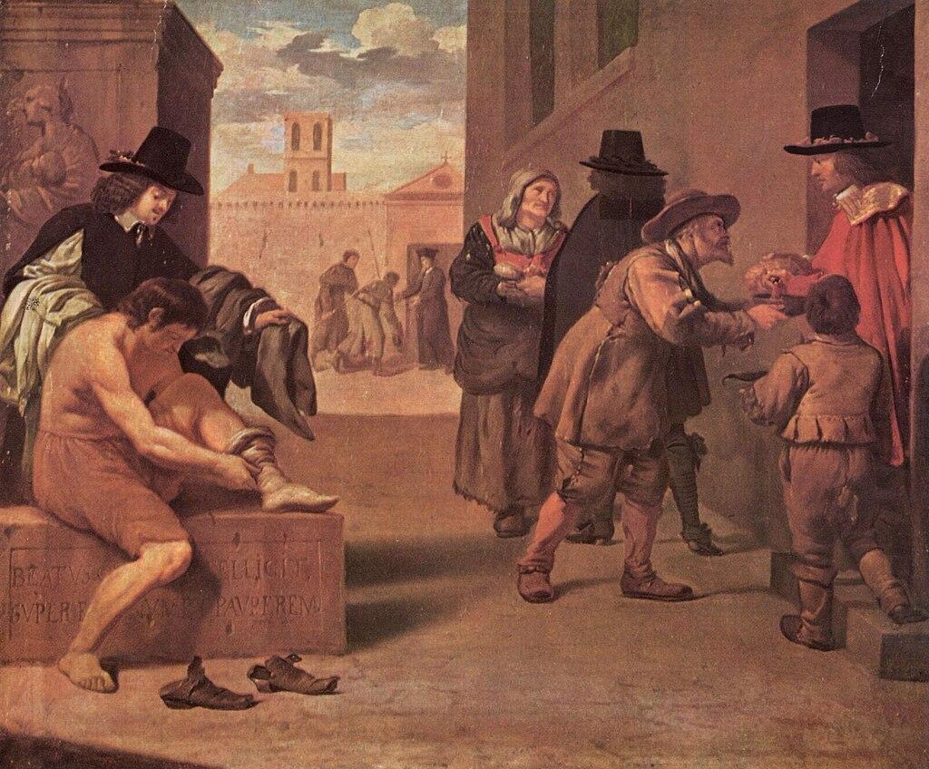 Pierre Montallier: Die Werke der Barmherzigkeit, um 1680