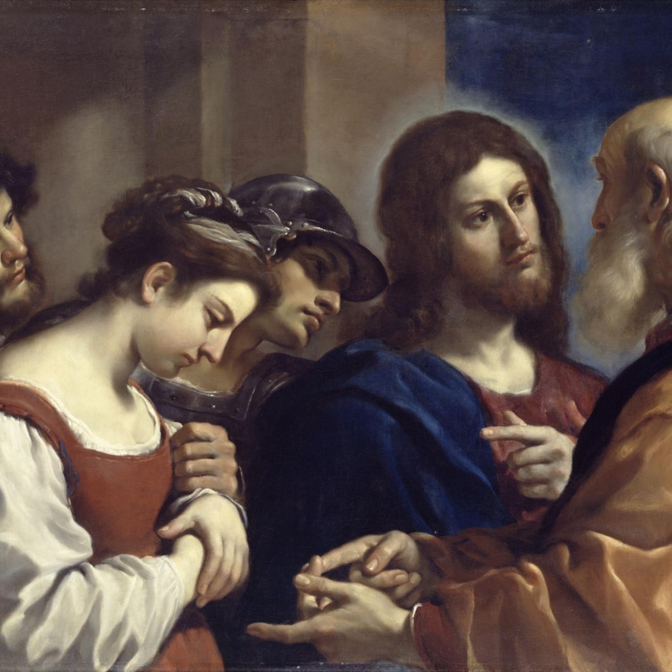 Guercino: Jeus und die Ehebrecherin
