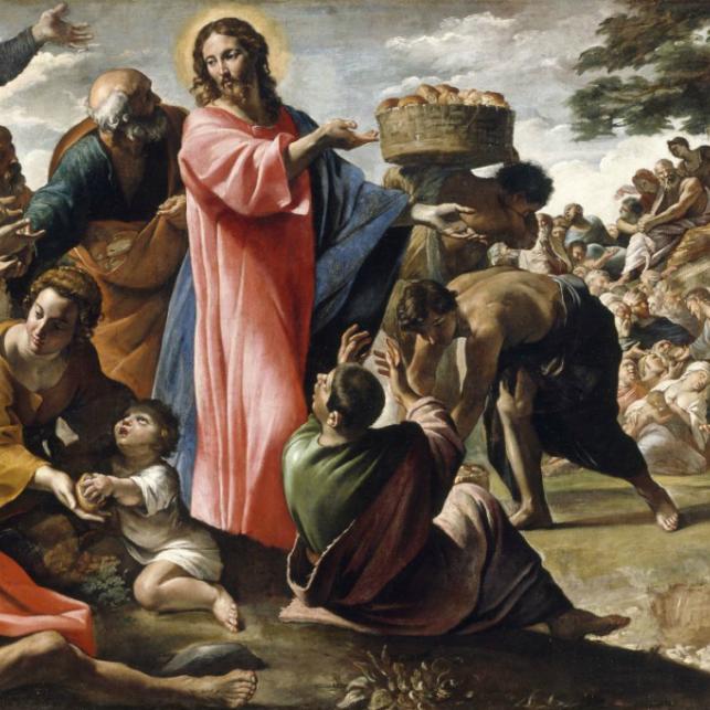 Giovanni Lanfranco: Das Wunder der Brotvermehrung