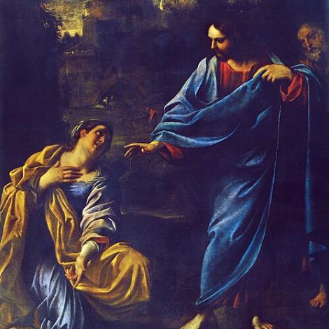 Annibale Carracci: Cristo e la Cananea (1595)