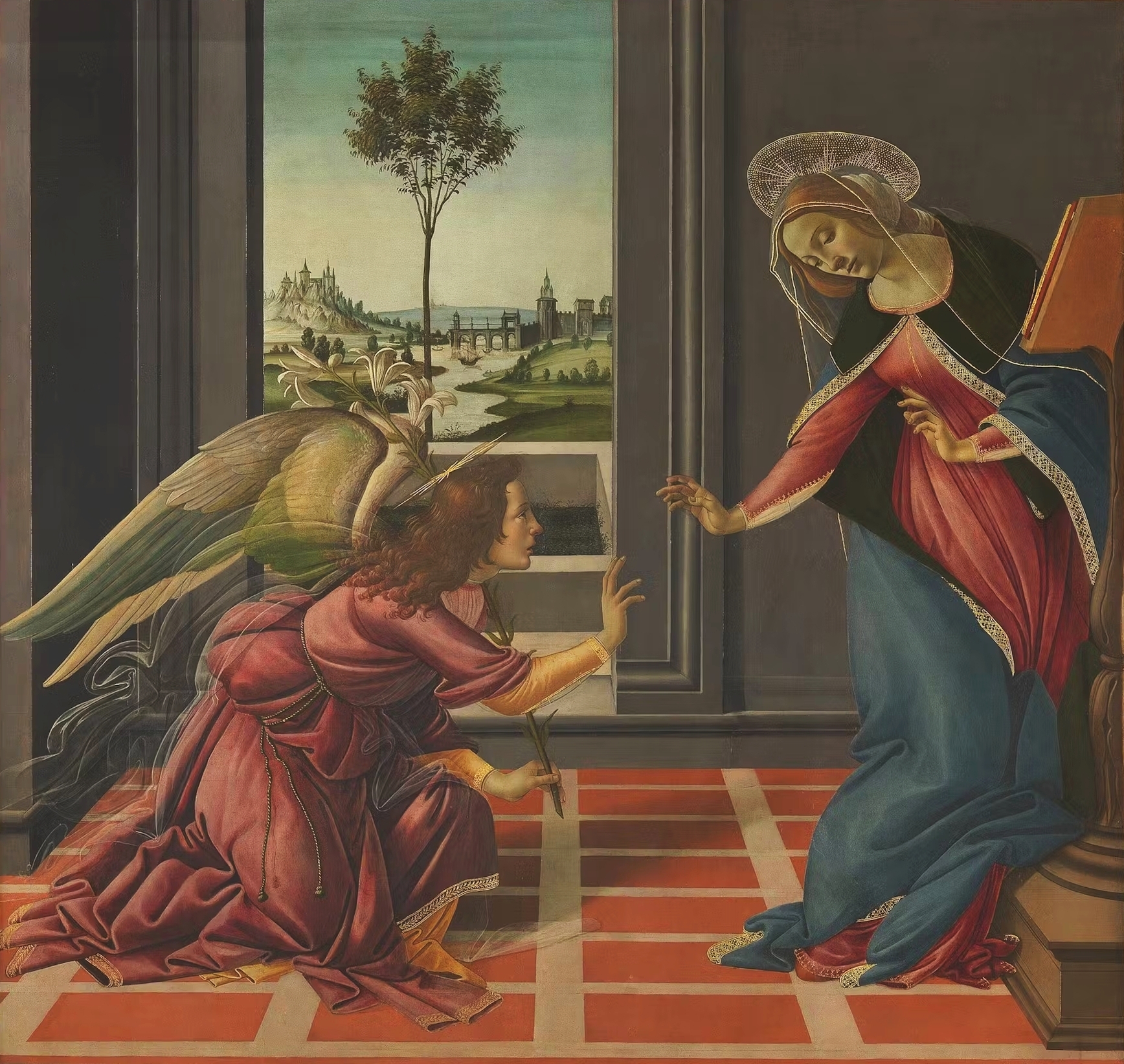Sandro Botticeli: Verkündigung von Cestello (c) gemeinfrei auf wikimedia.com