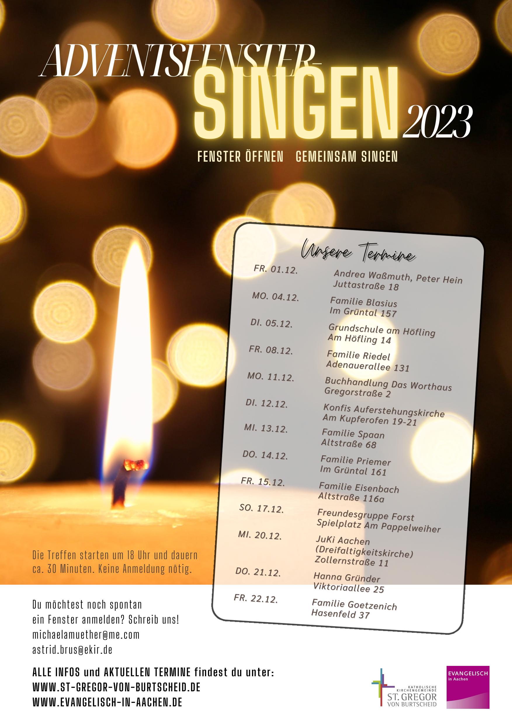 Adventsfenstersingen-2023-Plakat-WEB (c) M. Müther