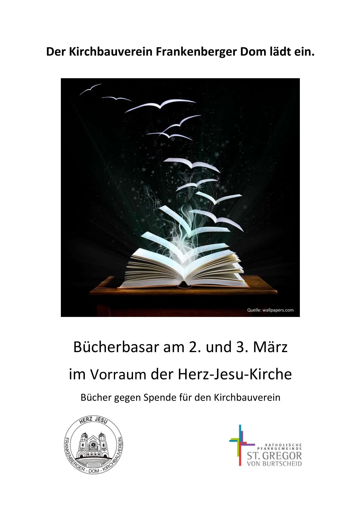 Bücherbasar 03-24 (c) Der Kirchbauverein Frankenberger Dom