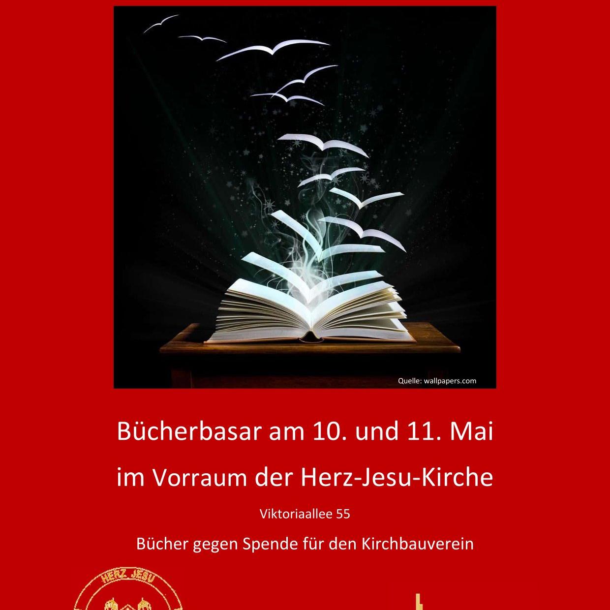 Bücherbasar 5.25 rot