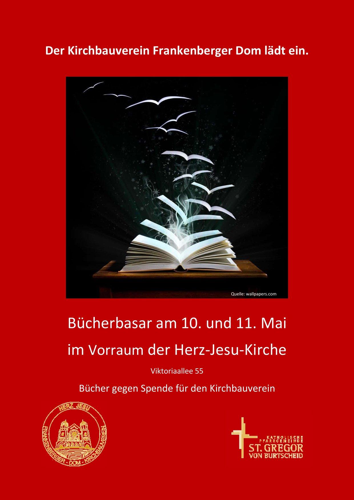 Bücherbasar 5.25 rot