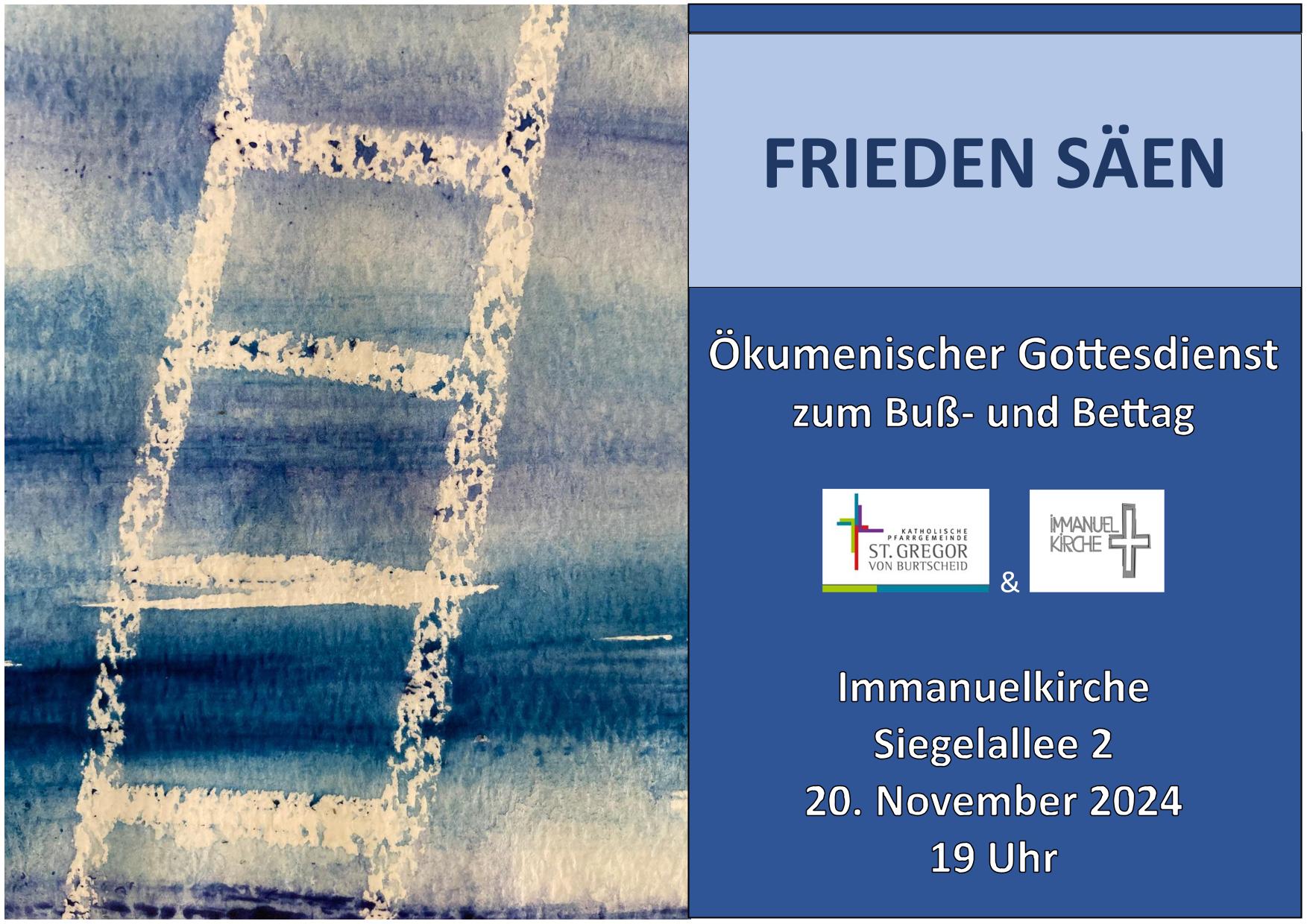 Buß-   Bettagsgodi 2024 (c) Elke Saur, Pfarreien Immanuelkirche & St. Gregor von Burtscheid