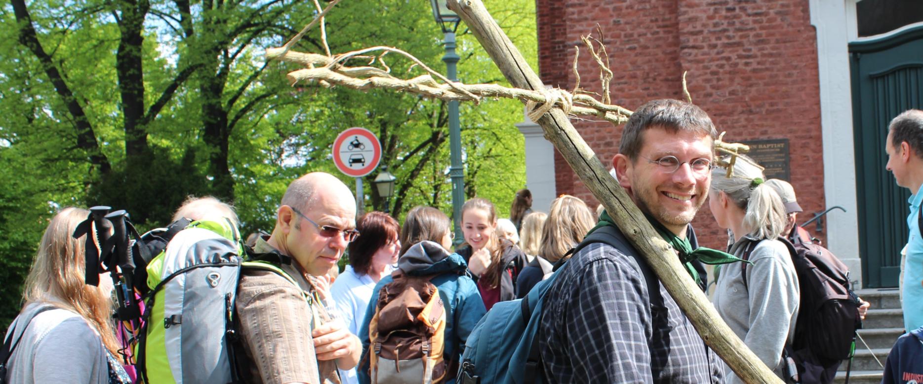 Gregor pilgert Trier 2015 (c) Manfred Feinendegen