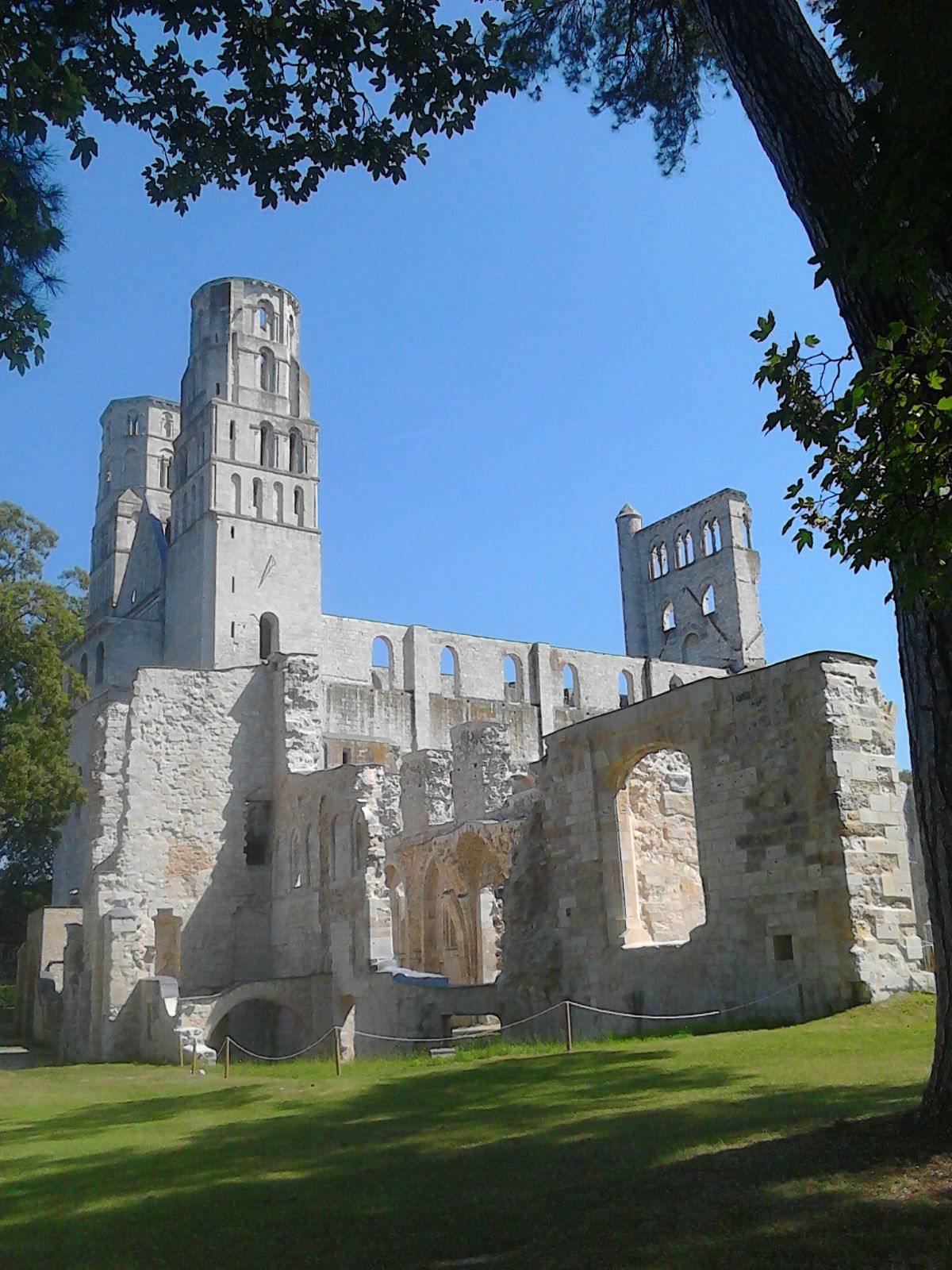 Jumièges im Seinetal - schönsten (Kloster-) Ruine Frankreichs (c) Frank Hendriks