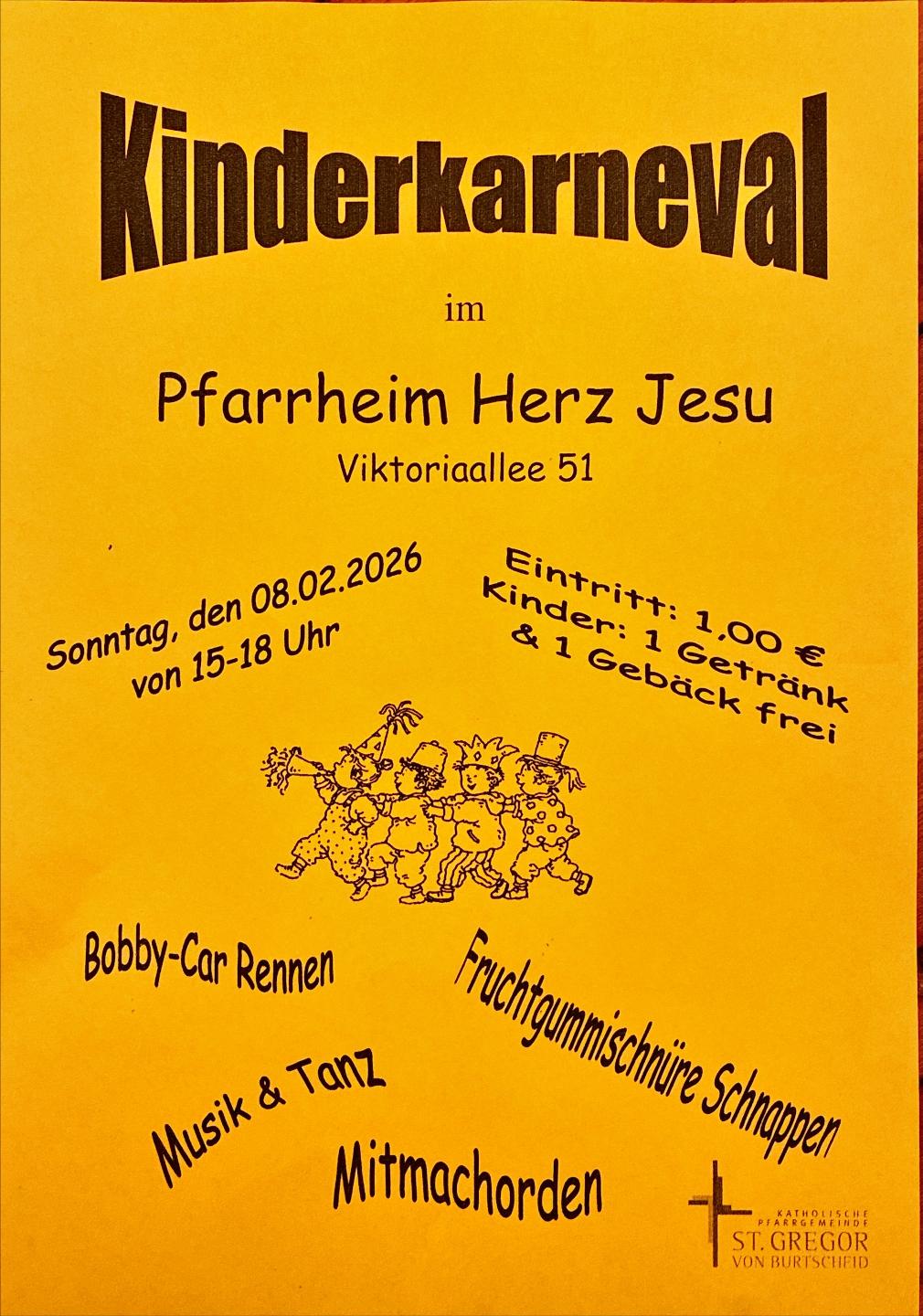 KinderkarnevalHerzJesu (c) Herz Jesu Kinderkarneval