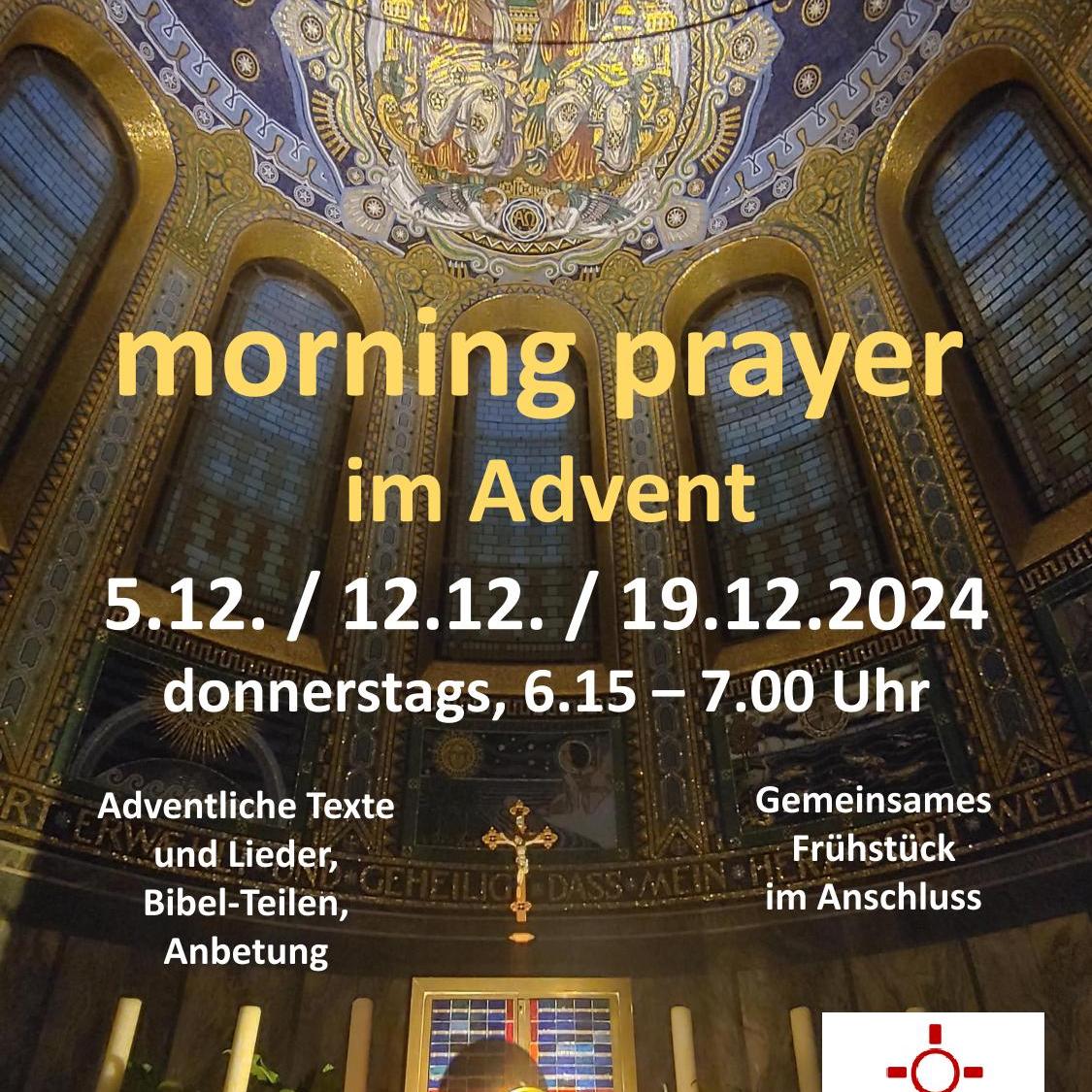 Plakat-Morning-prayer-Advent2024-Gebetshaus-Aachen