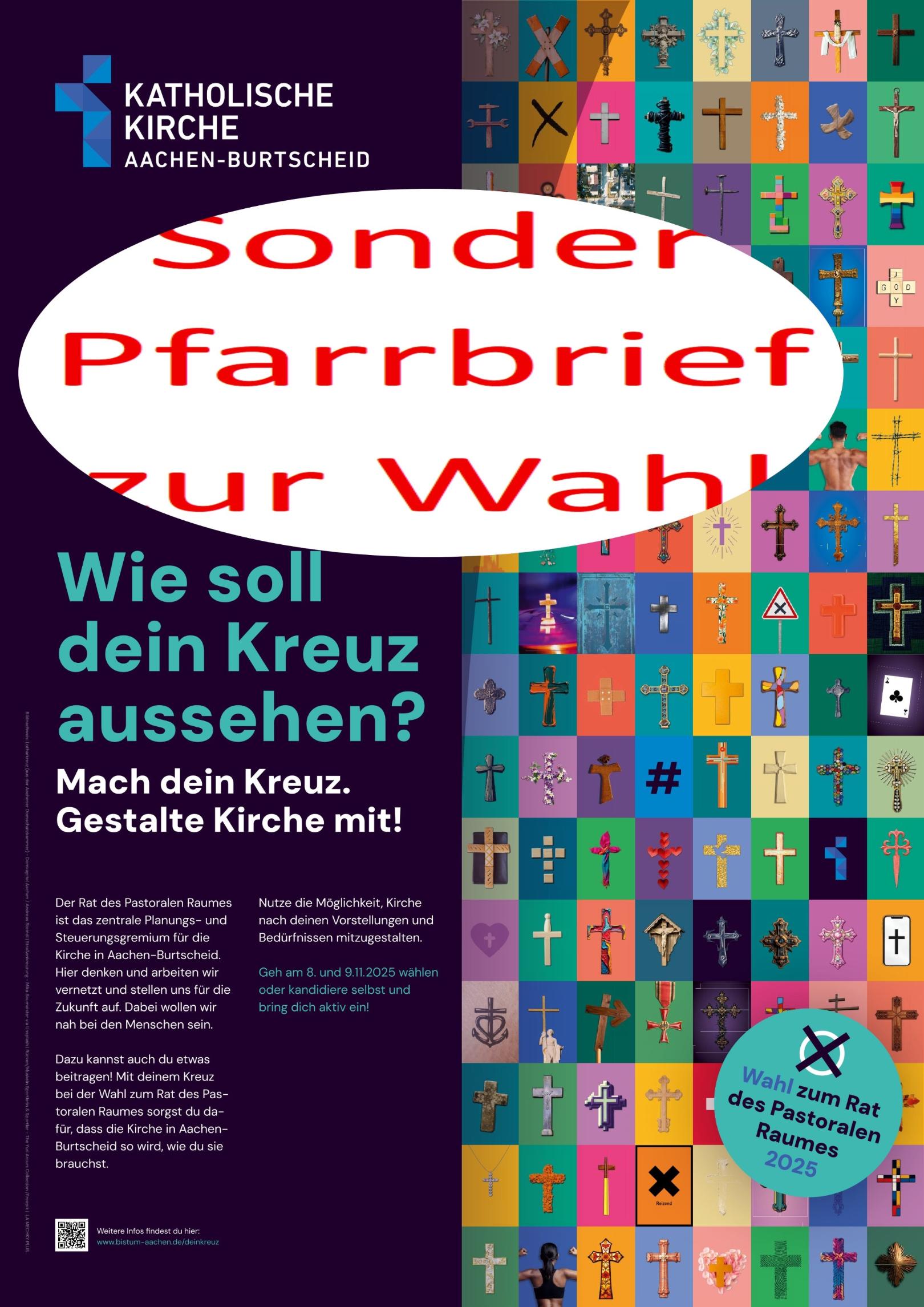 Plakat Rat des Pastoralen Raumes (c) Kath. Pfarrgemeinde  St. Gregor von Burtscheid