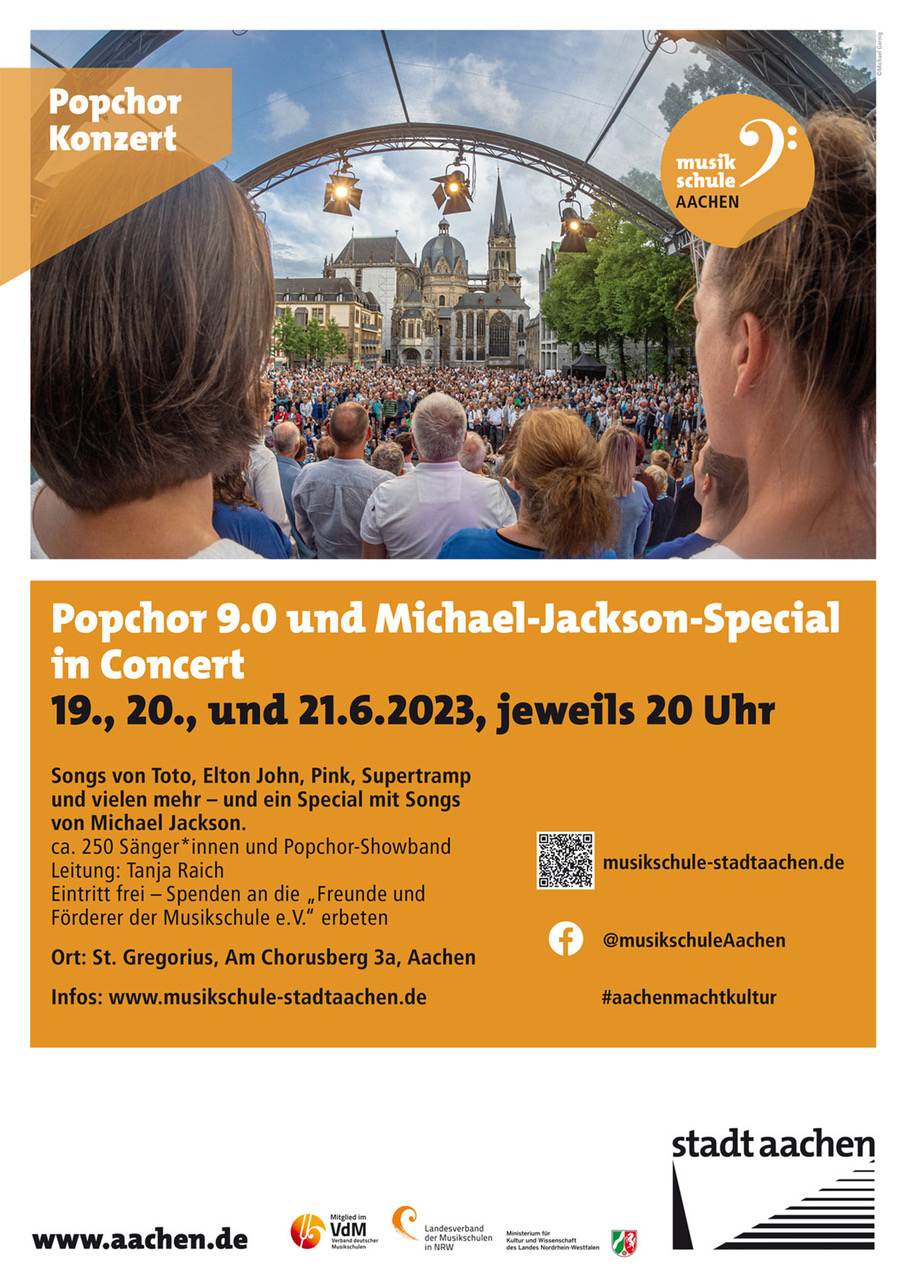 Plakat Popchor 2023 (c) Veranstalter