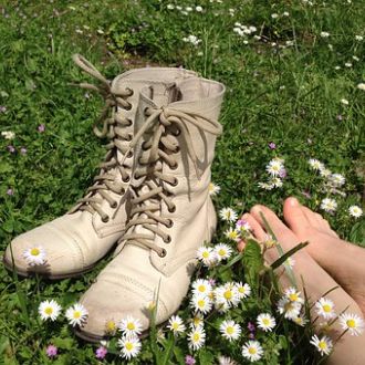 Schuhe Füße Blumen Pixaby