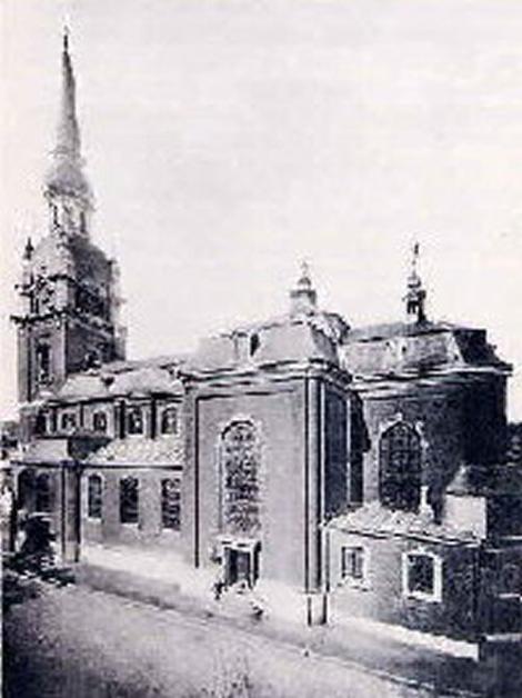 St. Michael - Südansicht um 1905 (c) H. u. I. Doerenkamp