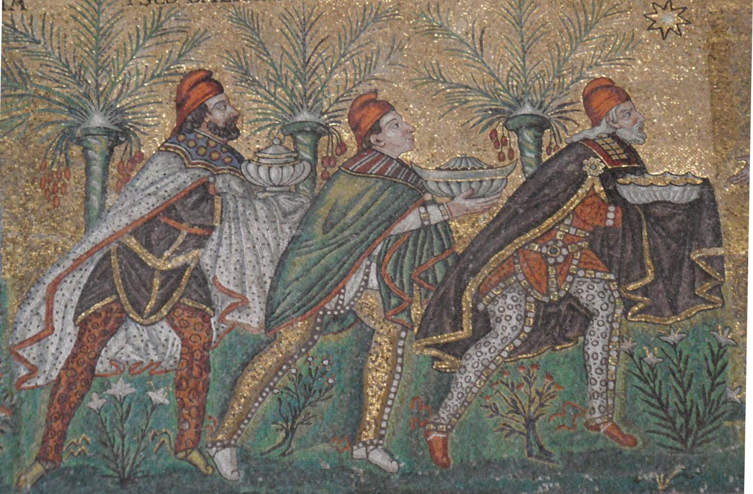 Hl. Drei Könige, S. Apollinare Nuovo, Ravenna (c) Peter Wirtz